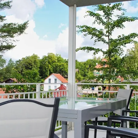 Ferienresidenz Zwei Bodden Fewo2-8 - Balkon, Sauna, Kamin